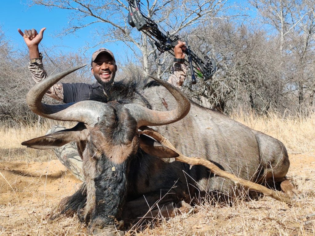 Vince with an amazing Wildebeest
