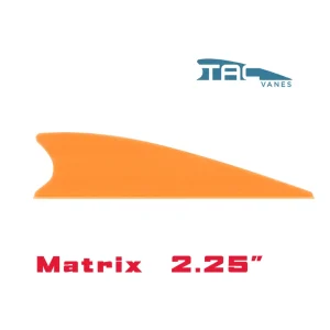 TAC Vanes Matrix 2_25 Fletch - Orange