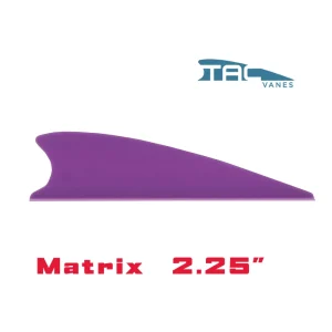 TAC Vanes Matrix 2_25 Fletch - Purple