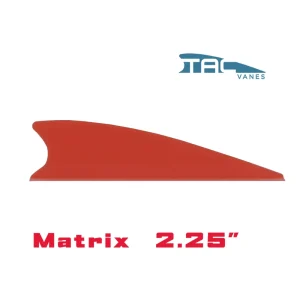 TAC Vanes Matrix 2_25 Fletch - Red