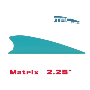 TAC Vanes Matrix 2_25 Fletch - Turquoise