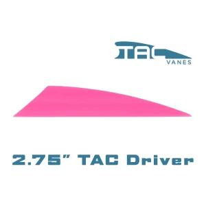 TAC Vanes TAC Driver 2.75" Fletch (Pink)
