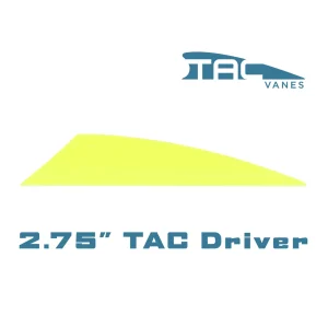 TAC Vanes TAC Driver 2.75" Fletch (Yellow)