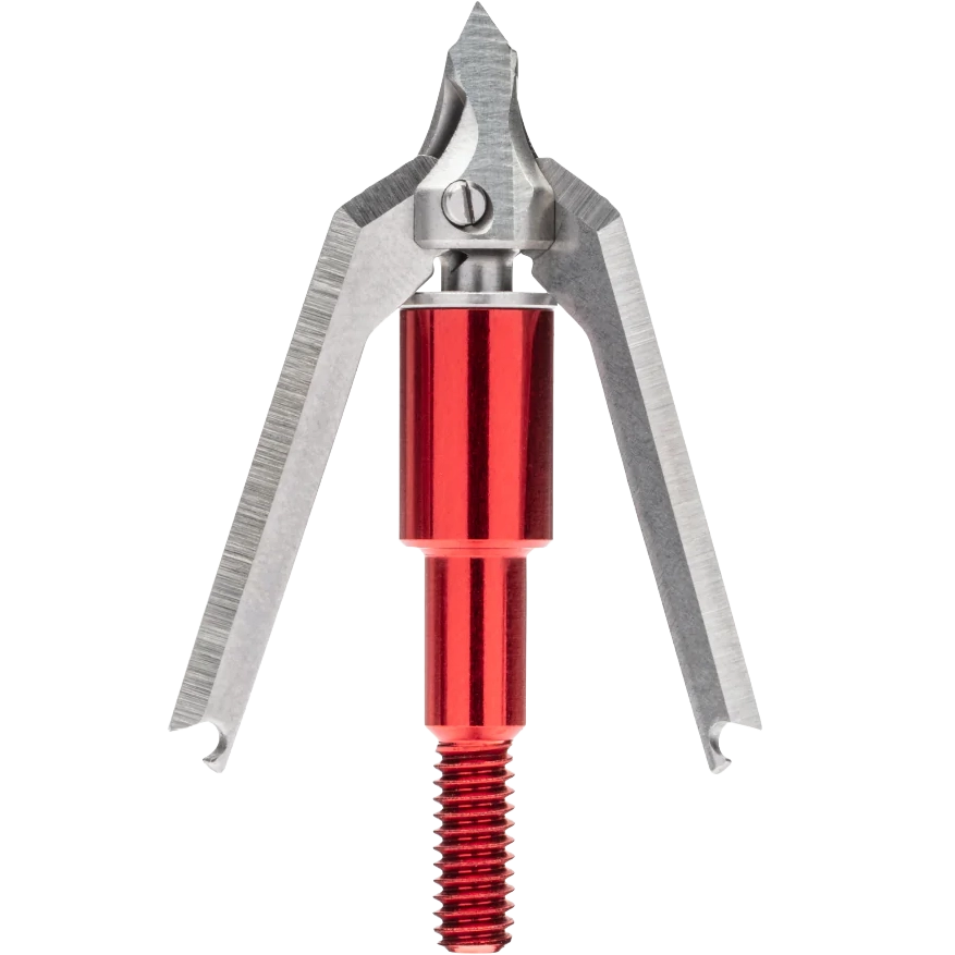 100gr, three blade 2inch Meatseeker Broadhead by Rocket, TrophyRidge and SIK - Partially open