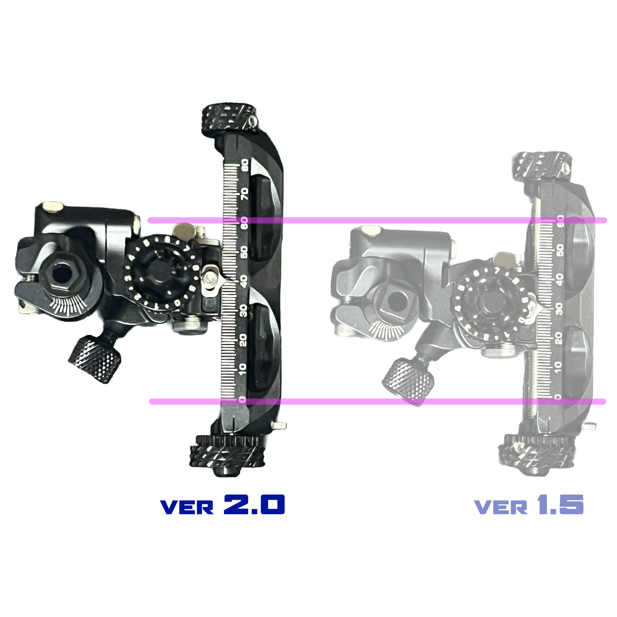Axcel Achieve XP VR 2.0 Head Comparison