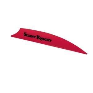 Flex-Fletch 3" Silent Knight Fletch (SK, Red)