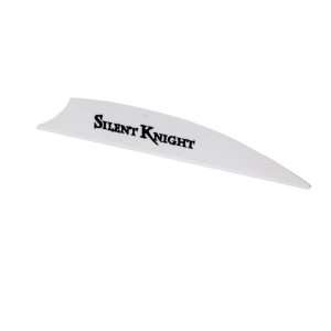 Flex-Fletch 3" Silent Knight Fletch (SK, White)