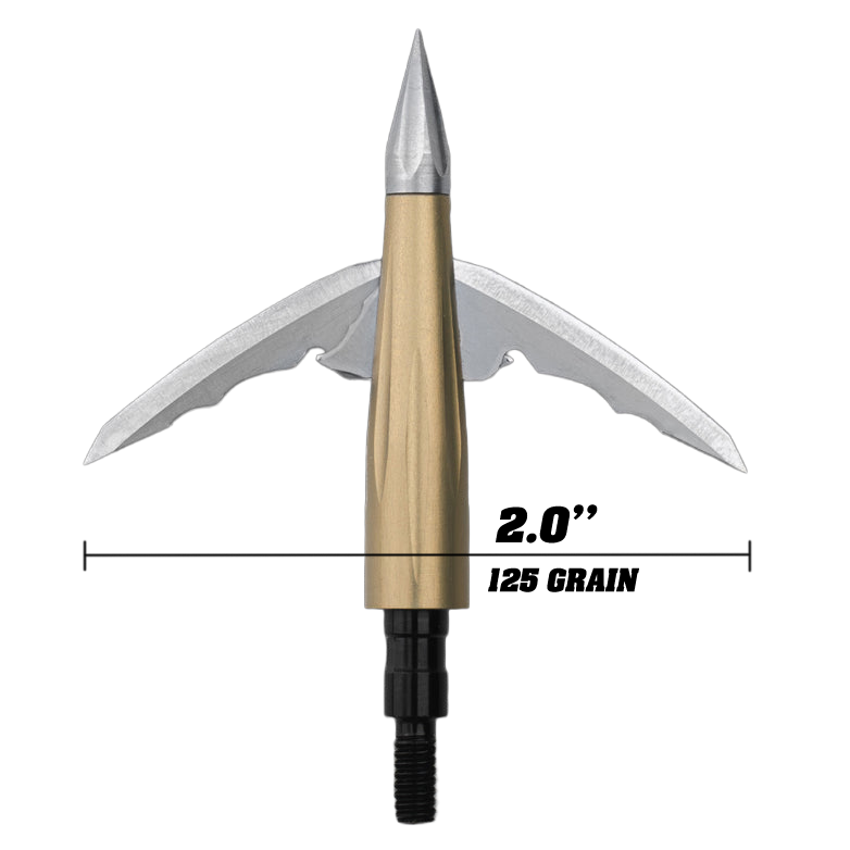 Bowmar Archery BEAST Broadhead - 125gr - 2" Aluminium