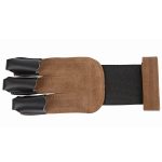 30-06 Leather-tipped 3-finger shooting glove