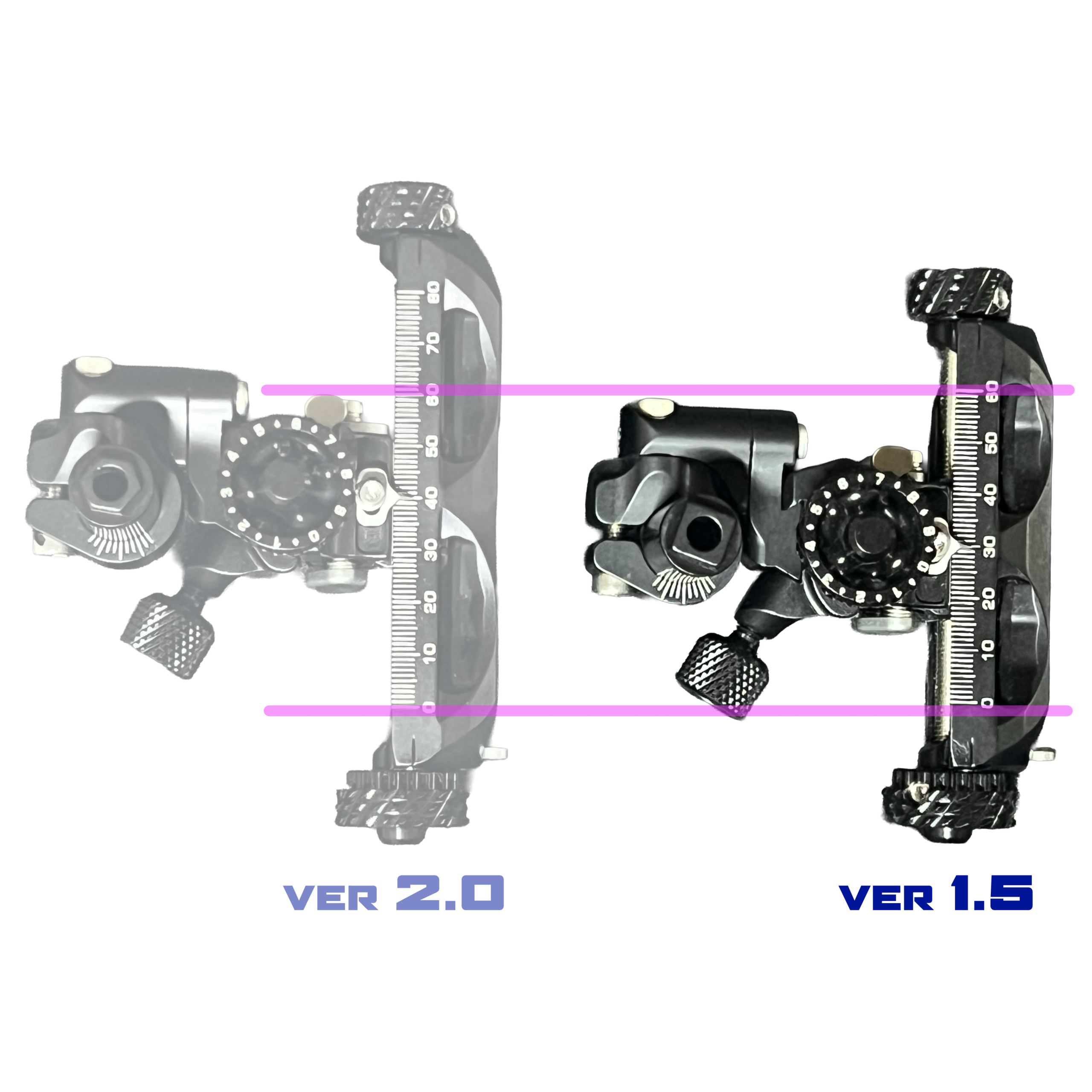 Axcel Achieve XP VR 1.5 Head Comparison