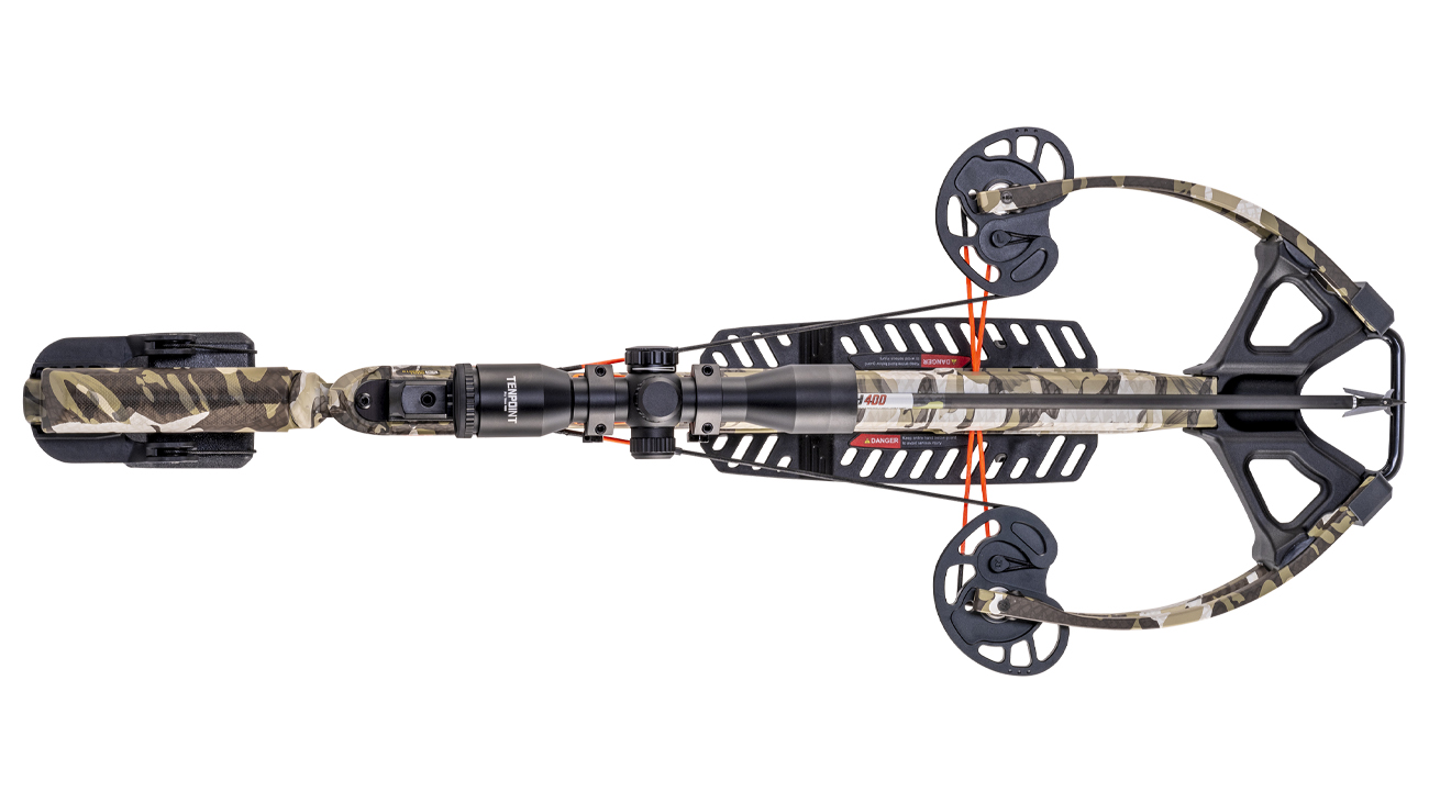TenPoint Invader M1 Crossbow in the Peak XT Camo Finish - Side View