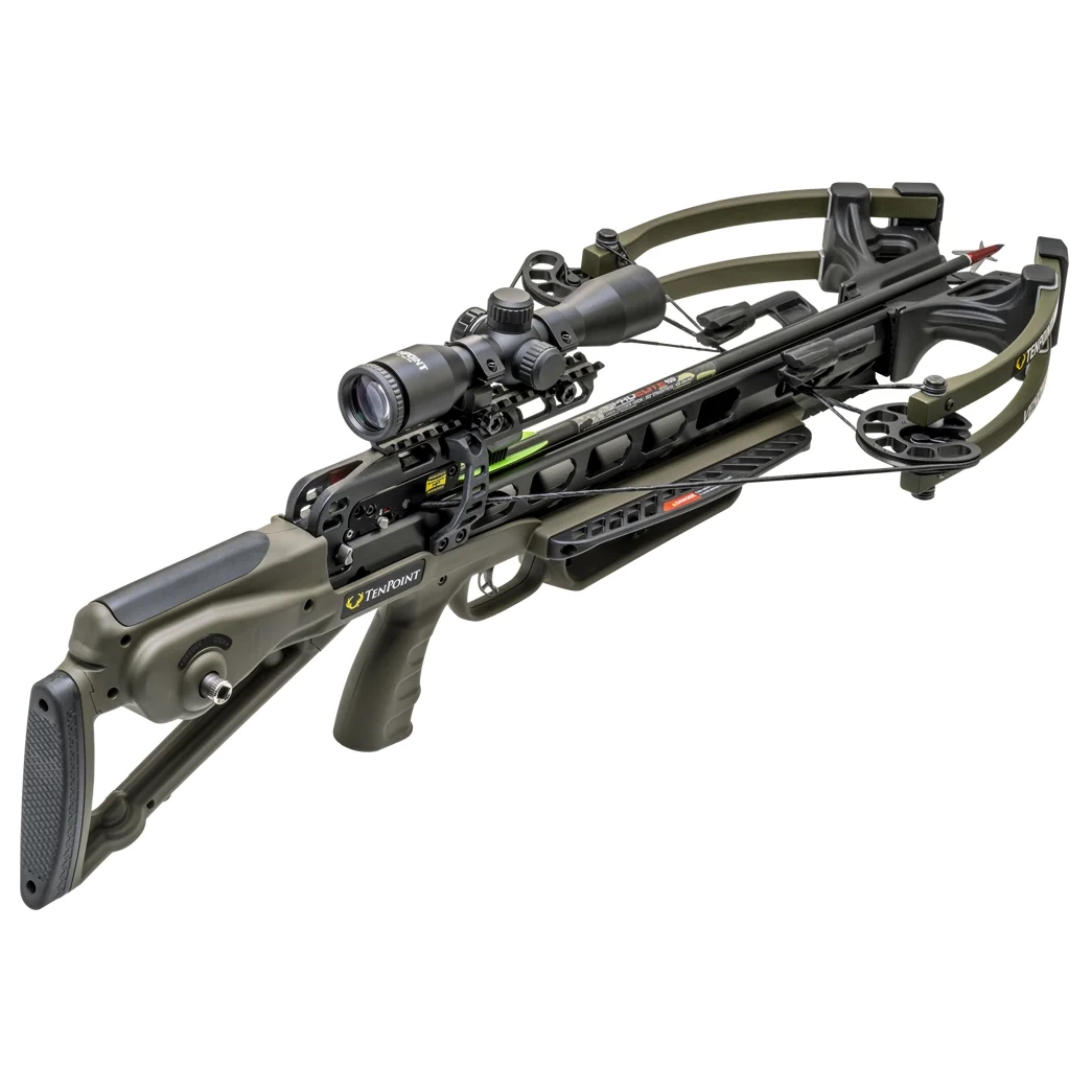 Tenpoint Venom X Crossbow in Moss Green finnish