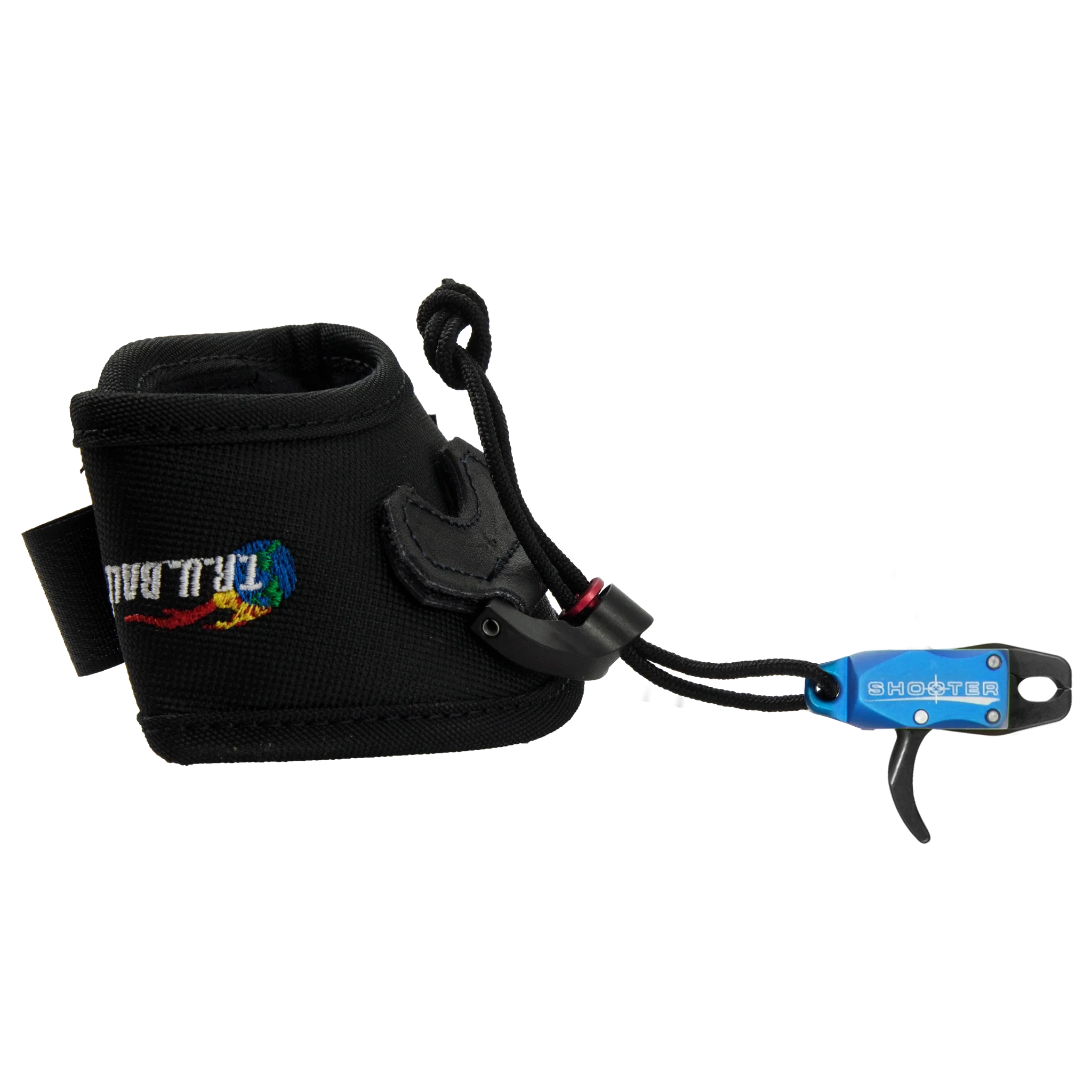 TRUBall Shooter Junior Wrist Release with Dual Callipers and a Velcro Strap - Blue