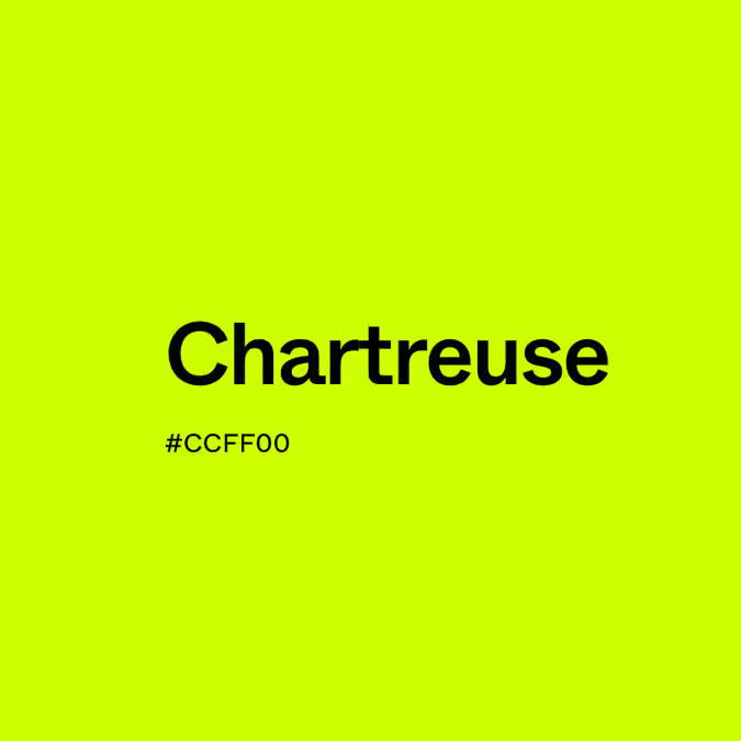 Chartreuse RW Colour choice