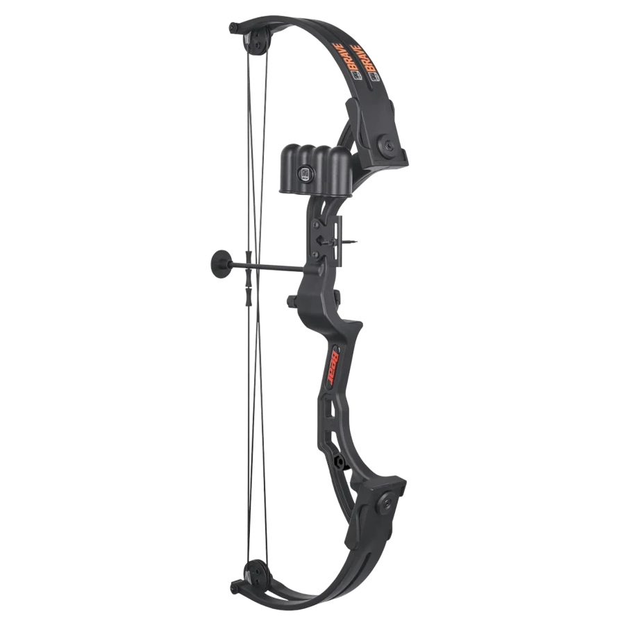 Bear Brave Youth Bow in Black