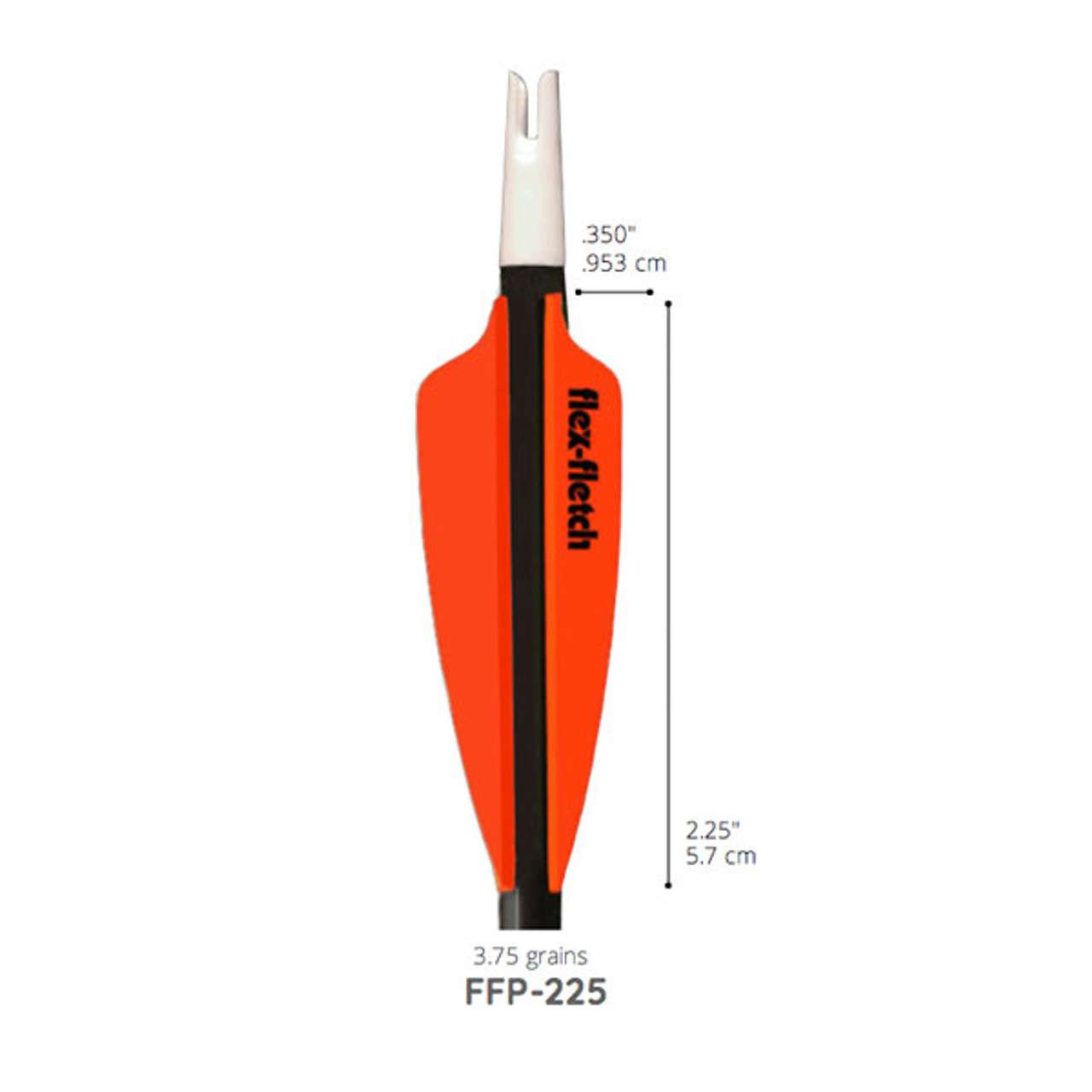 Flex-Fletch FFP-225 Vane dimensions