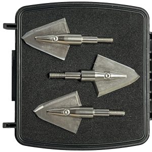 Iron Will BUFF Single Bevel Broadhead, Right Rotation - 200gr - in hard Case - 3PACK