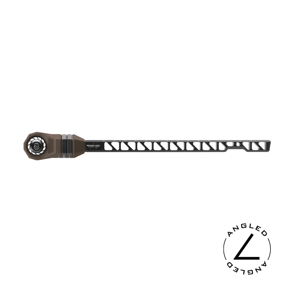 Mathews Angled Bridge-Lock 10" Stabilizer in Kodiak Brown