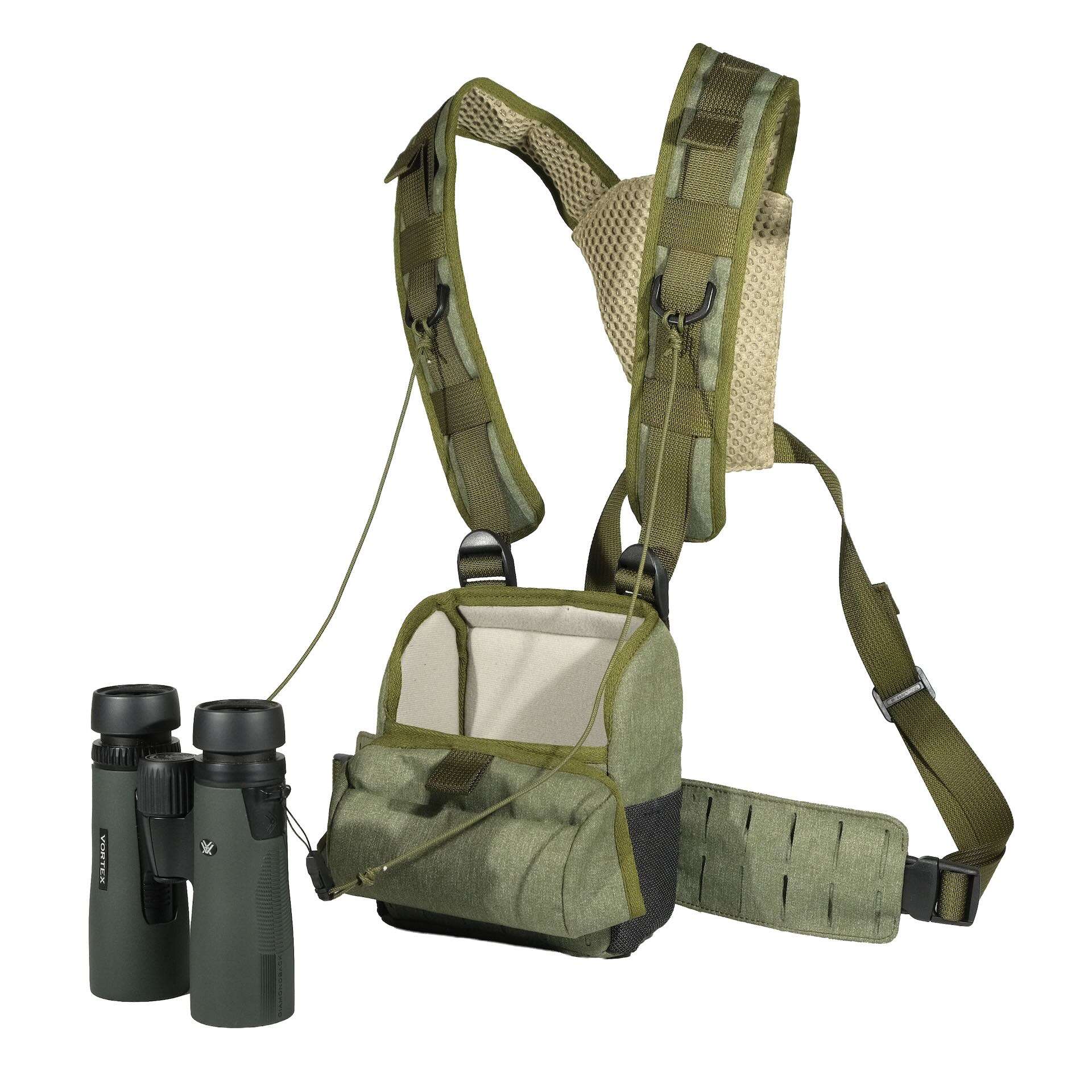 Pangolin Bino bag v2, green jean - Open Display