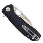 Honey Badger Clip-Point Black Belt Clip Closed