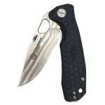 Honey Badger Clip-Point Black Open