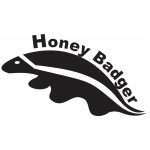 Honey Badger Knives Logo Square on White
