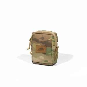 Pangolin Zipper Pouch for Bino Bag Attachment in Multi Camo