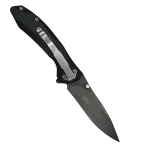 Ultra-Edge Drop Point Titanium Coated - Open with AE Logo