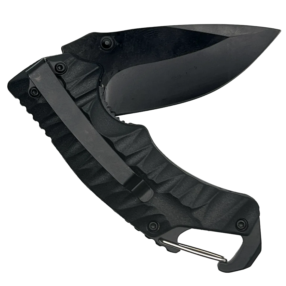 Ultra-Edge Harpoon Point Black Coated - Open - Belt Clip