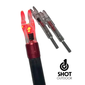 1Shot Outdoor Equipment Lighted Nock - Red (5mm, 0.196ID)