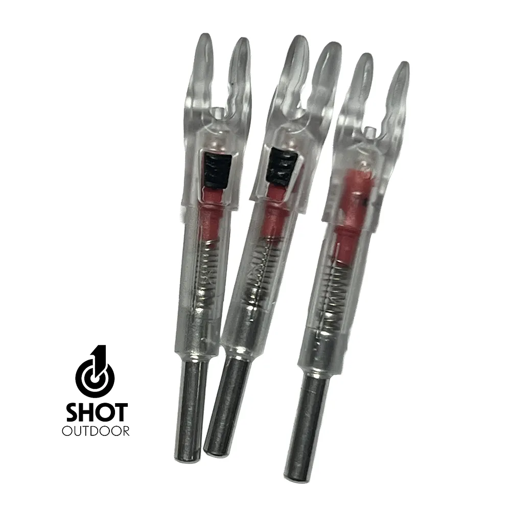1Shot Outdoor Equipment Lighted Nock - Red (5mm, 0.196ID)