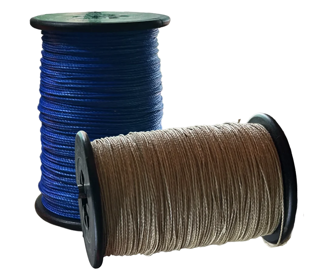 Brown and Blue serving rolls