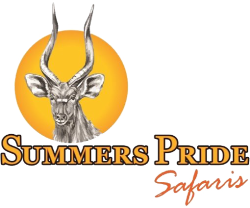 Summers Pride Safaris Logo and Words 500x417