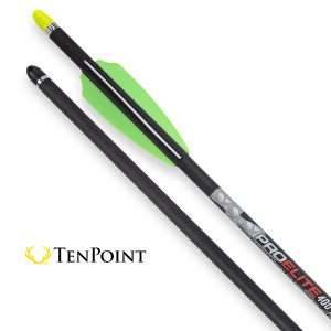 TenPoint 20" Pro Elite 400 Crossbow bolt (410gr, Alpha Nock, 6-pack)