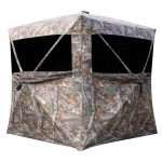 Rhino Blind RB140 3-man Ground Blind - Real Tree - Side View - Open
